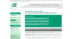 Desktop Screenshot of ca-prestations-sante.fr